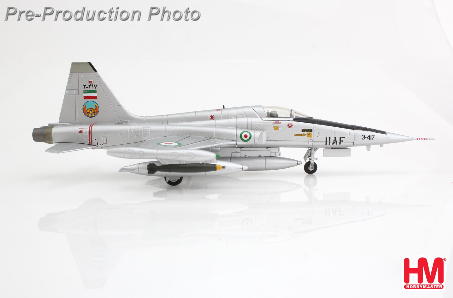 HOBBY MASTER F-5A FREEDOM FIGHTER IMPERIAL IRANIAN AIR FORCE (IIAF) 3-417 1960'S