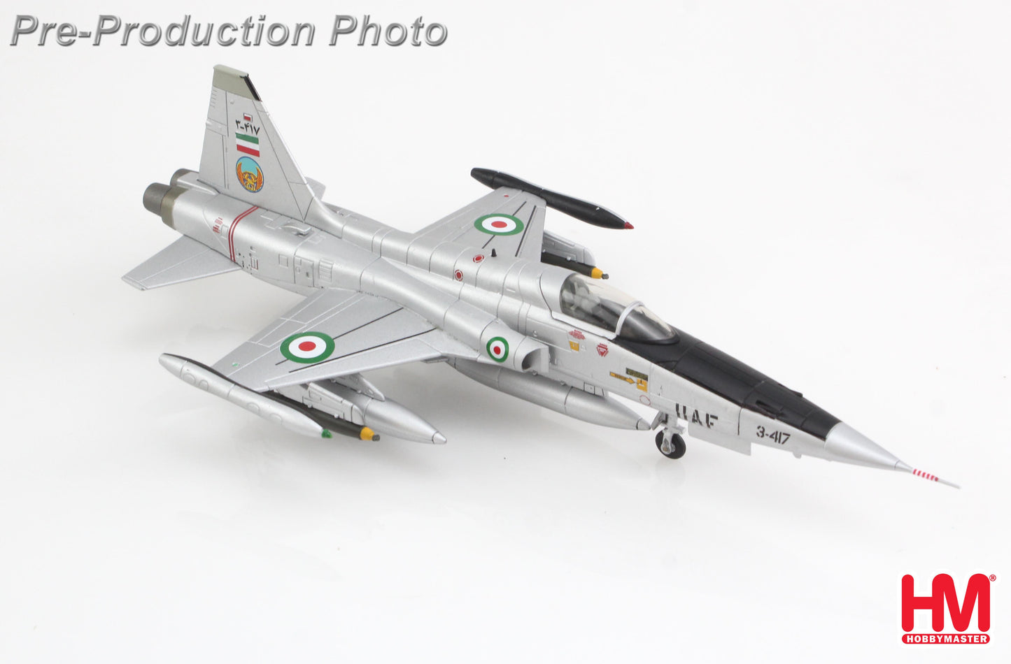 HOBBY MASTER F-5A FREEDOM FIGHTER IMPERIAL IRANIAN AIR FORCE (IIAF) 3-417 1960'S
