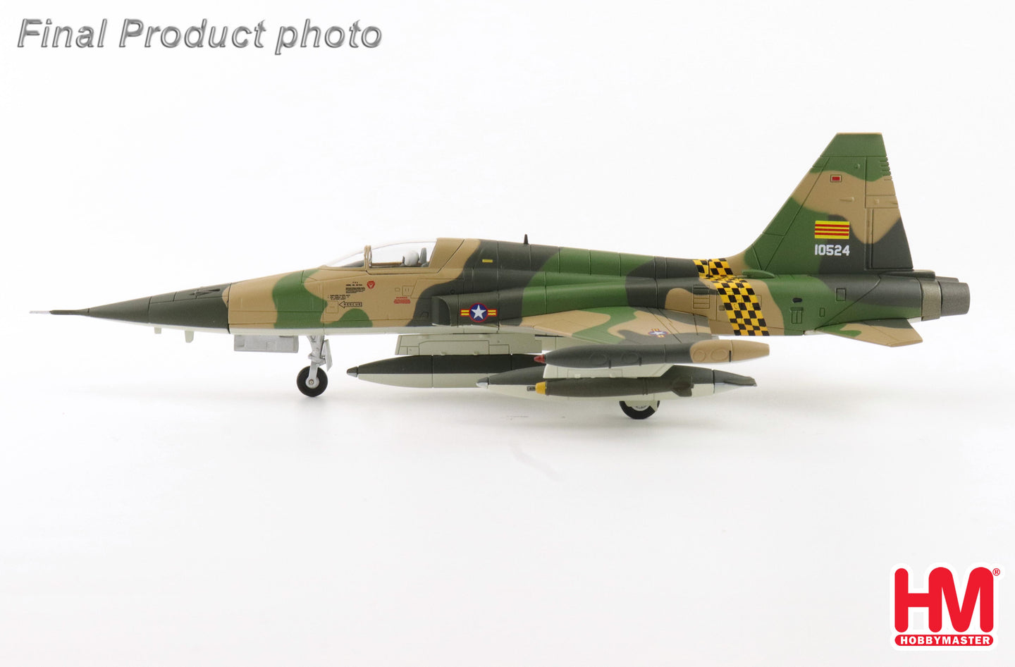 HOBBY MASTER F-5A FREEDOM FIGHTER 65-10524 524 SQN. SOUTH VIETNAM AF 1971