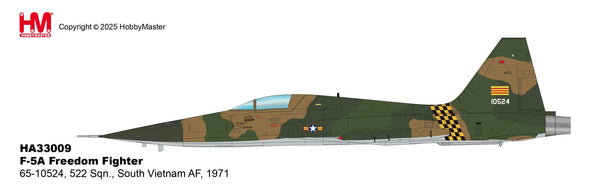 HOBBY MASTER F-5A FREEDOM FIGHTER 65-10524 524 SQN. SOUTH VIETNAM AF 1971