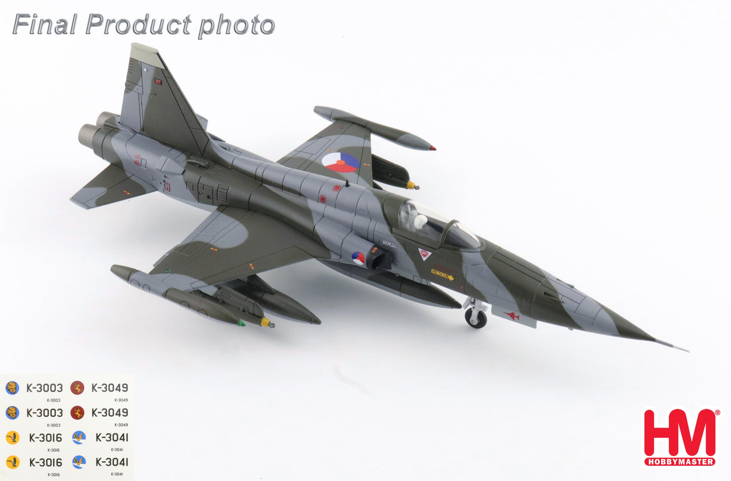 HOBBY MASTER NF-5A RNLAF 1970'S (WITH DECALS FOR 5 PLANES)