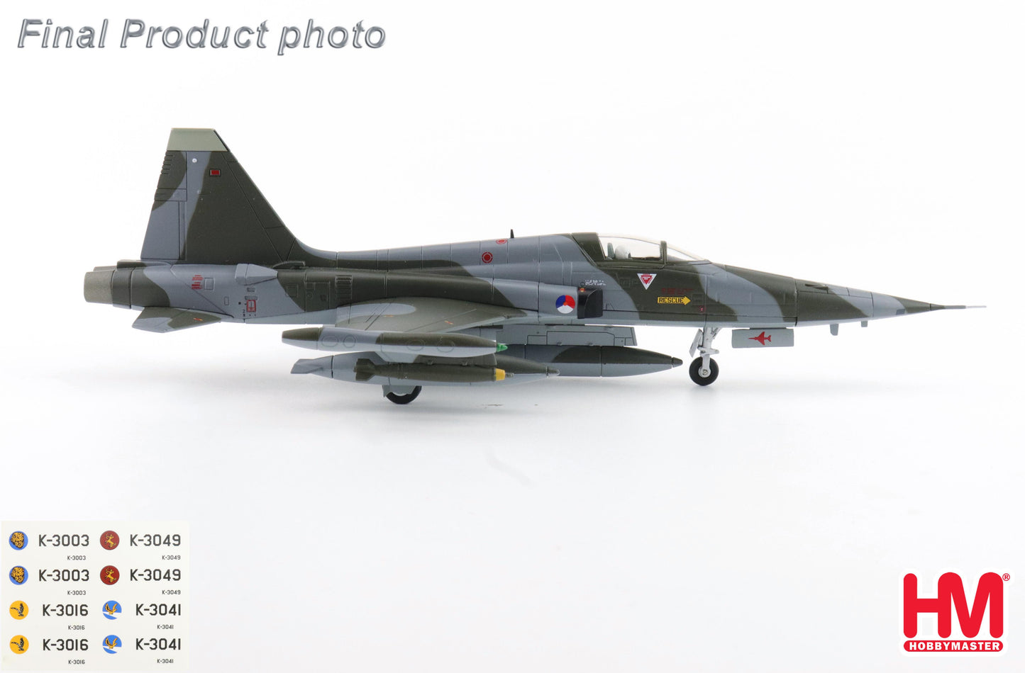 HOBBY MASTER NF-5A RNLAF 1970'S (WITH DECALS FOR 5 PLANES)
