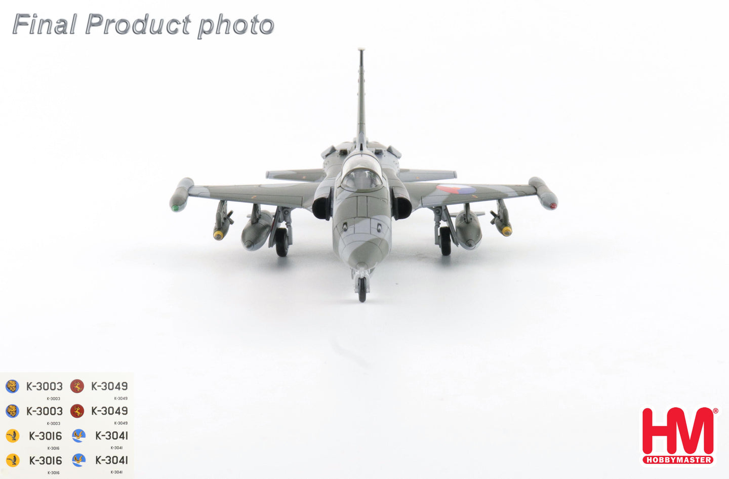 HOBBY MASTER NF-5A RNLAF 1970'S (WITH DECALS FOR 5 PLANES)