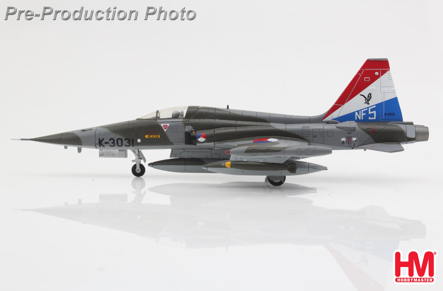 HOBBY MASTER NF-5A RNLAF K-3031 "RNLAF DEMO JET/RNLAF MEETING AERIEN CAMBRAI" 1978