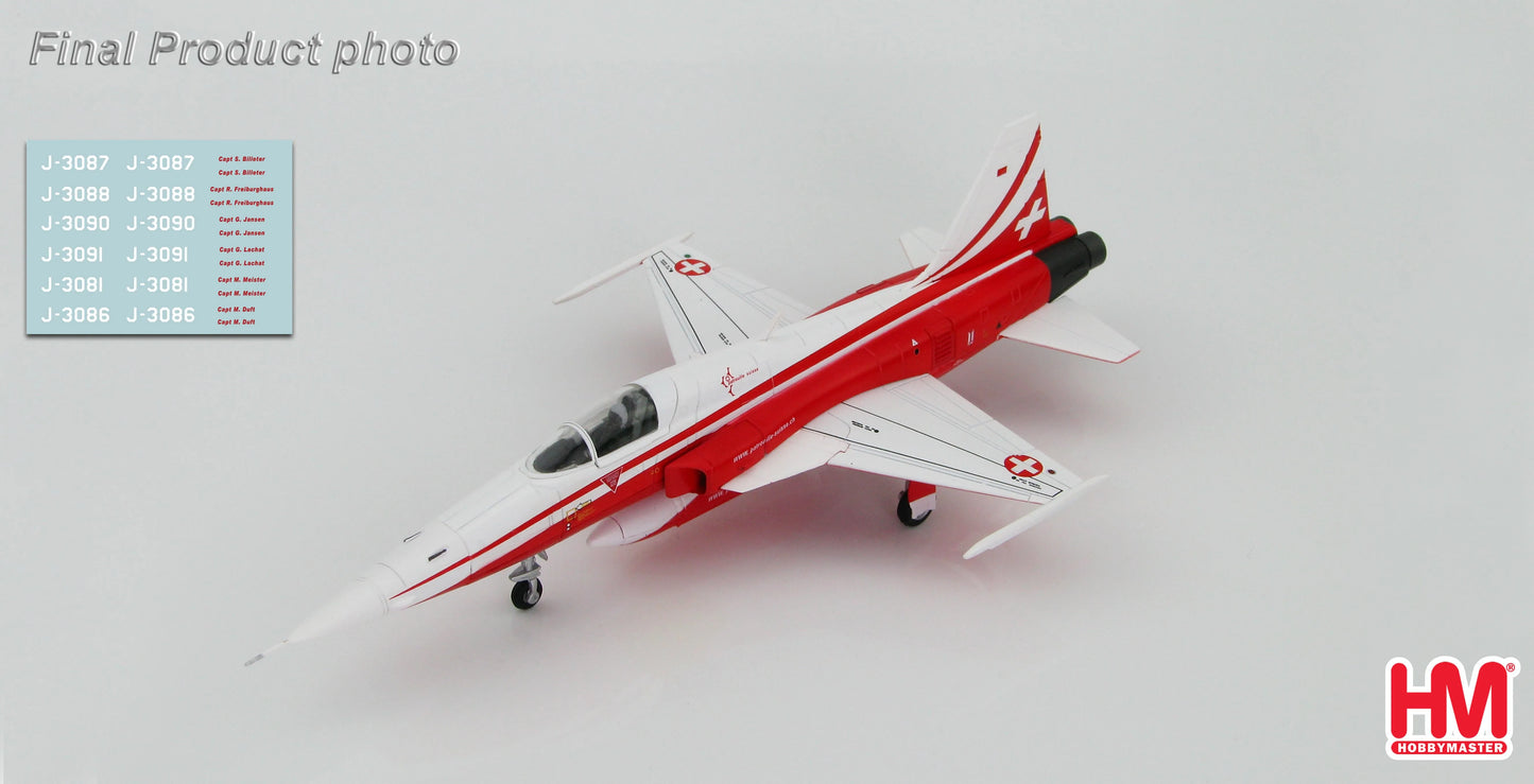 HOBBY MASTER F-5E TIGER II SWISS AIR FORCE "PATROUILLE SUISSE SEASON 2016"