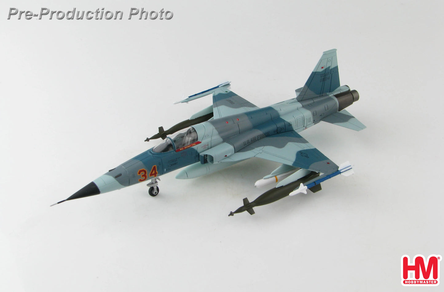 HOBBY MASTER F-5E TIGER II U.S.AIR FORCE "GRAPE" 74-1534 ENGLAND 1976-1988