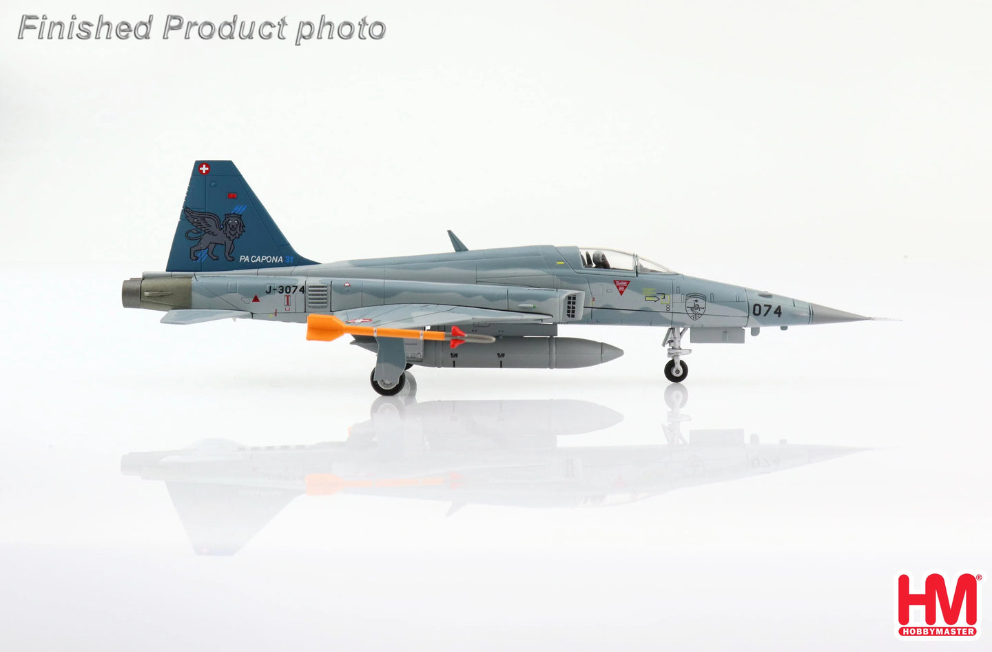 HOBBY MASTER F-5E TIGER II SWISS AIR FORCE "PA CAPONA" J-3074 SWITZERLAND 2017