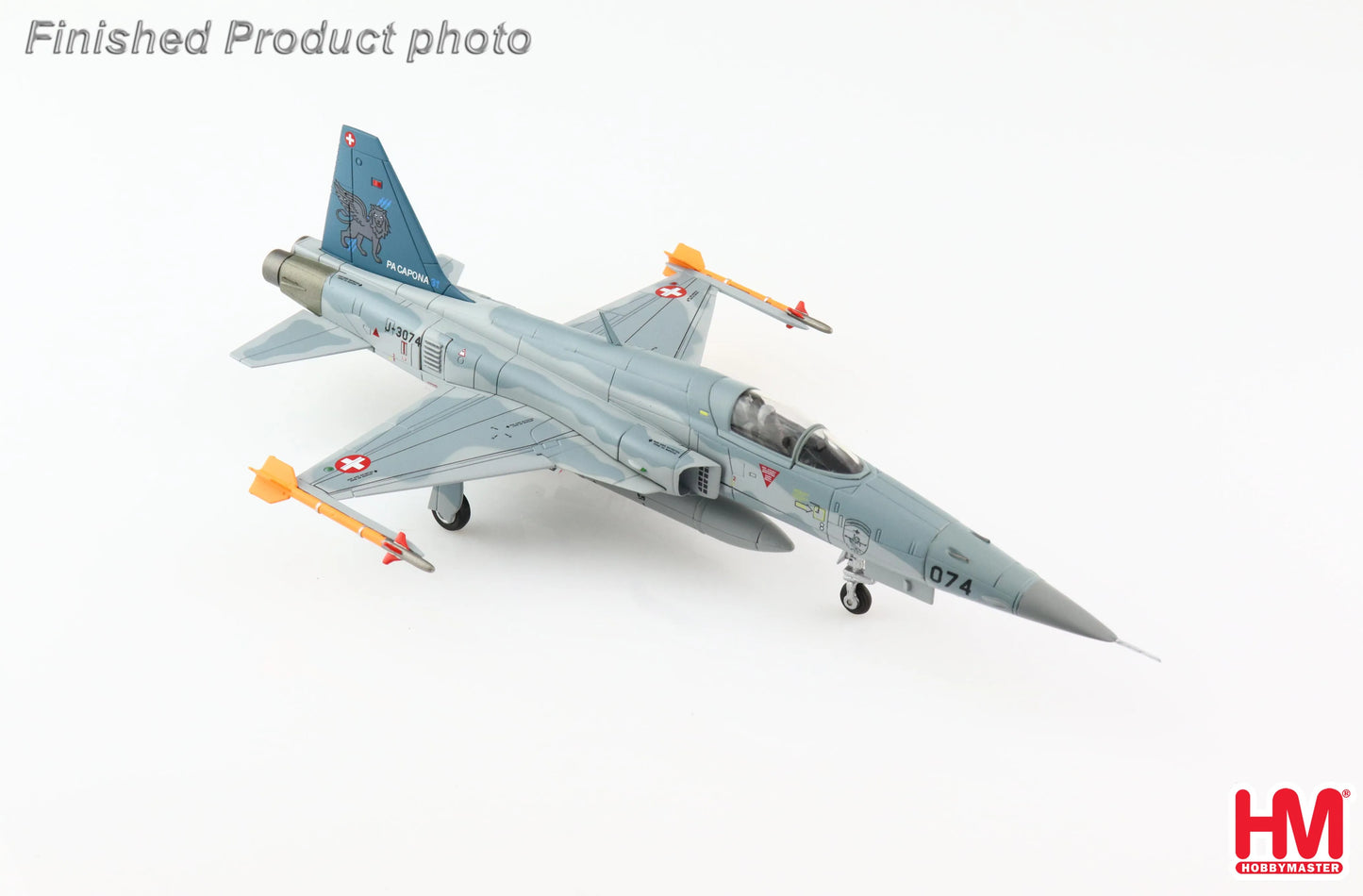 HOBBY MASTER F-5E TIGER II SWISS AIR FORCE "PA CAPONA" J-3074 SWITZERLAND 2017