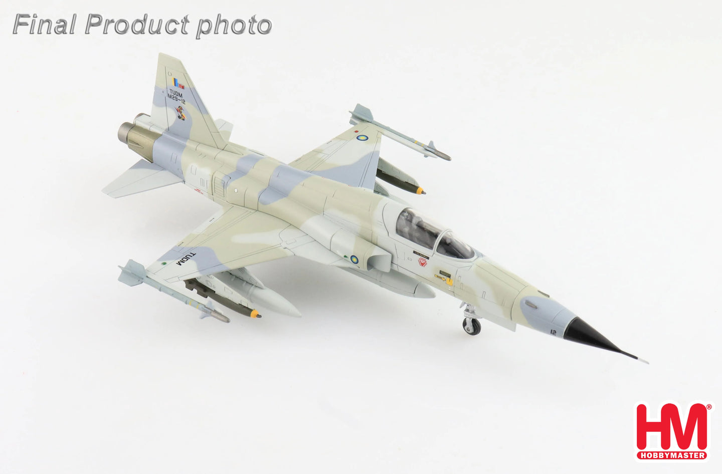 HOBBY MASTER F-5E TIGER II M29-12 NO. 11 SKN TUDM 1980S