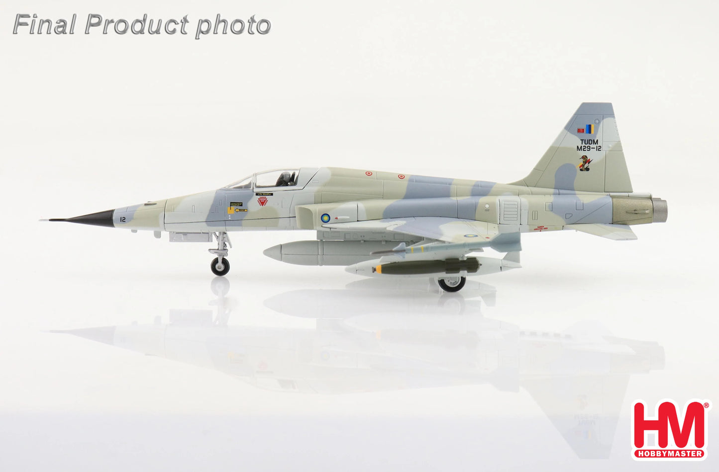 HOBBY MASTER F-5E TIGER II M29-12 NO. 11 SKN TUDM 1980S