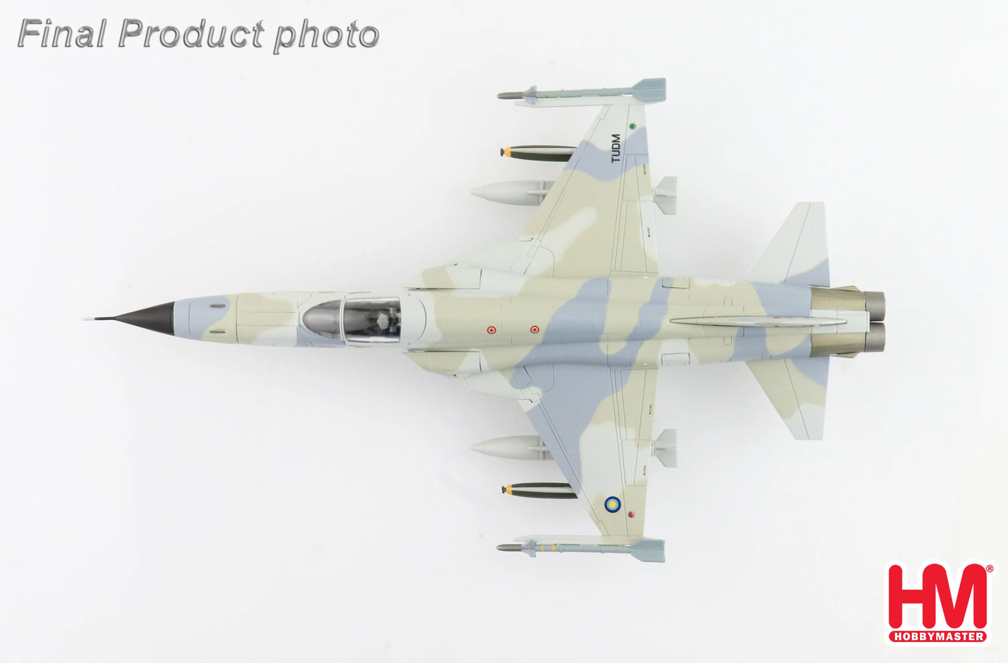 HOBBY MASTER F-5E TIGER II M29-12 NO. 11 SKN TUDM 1980S