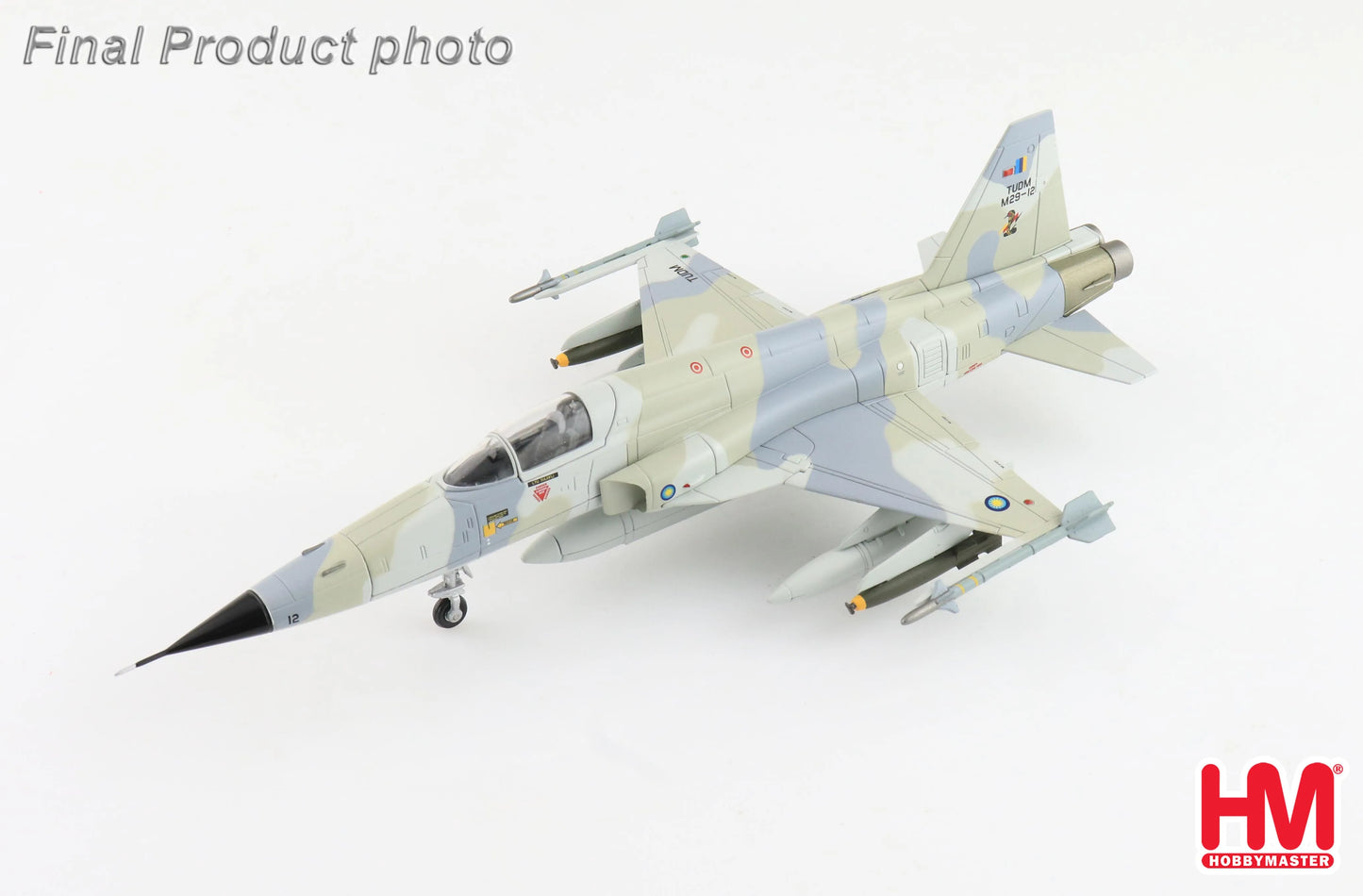 HOBBY MASTER F-5E TIGER II M29-12 NO. 11 SKN TUDM 1980S