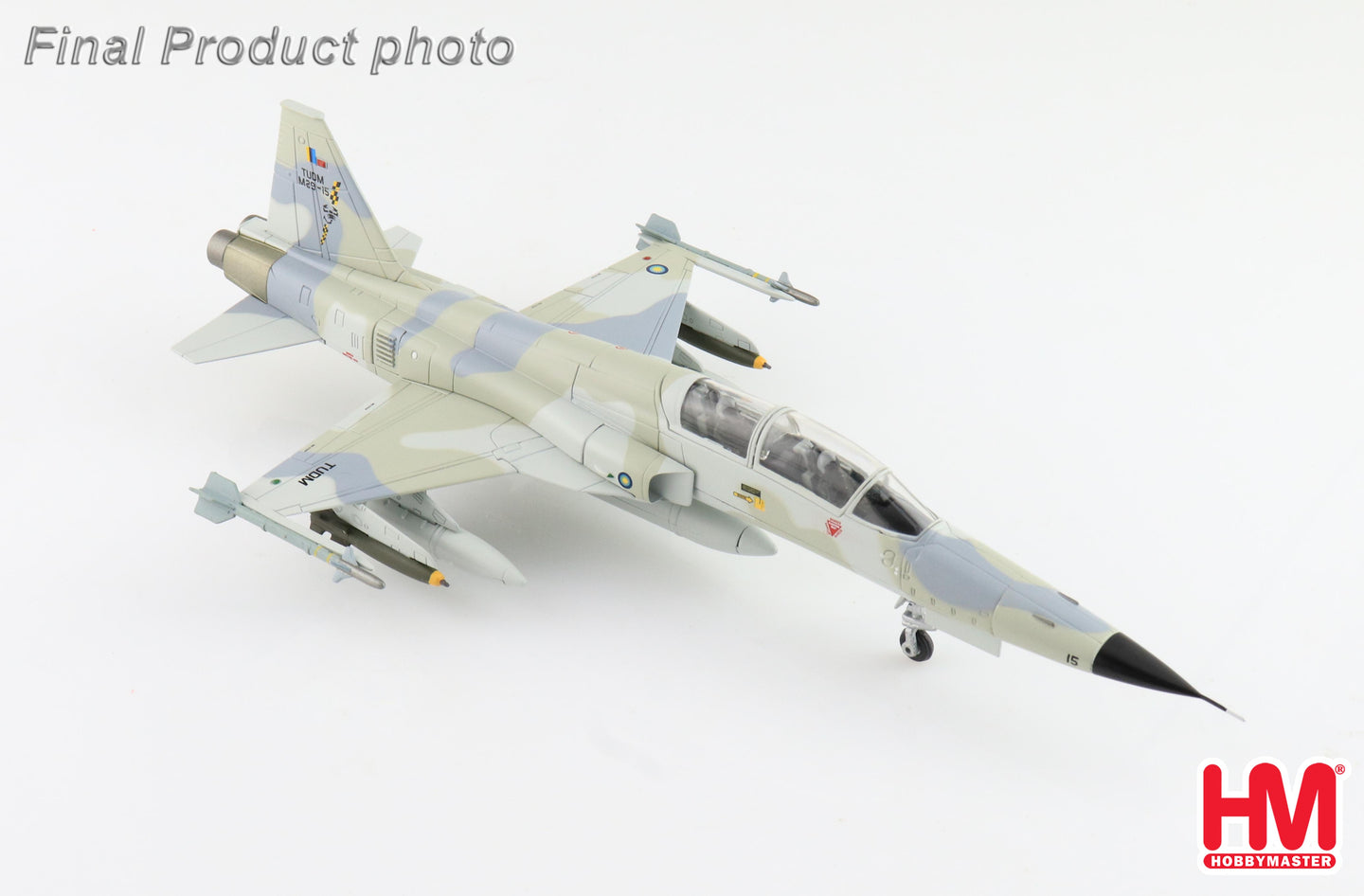 HOBBY MASTER F-5F TIGER II M29-15 ROYAL MALAYSIAN AIR FORCE (TUDM) NO. 12 SKN 1980'S