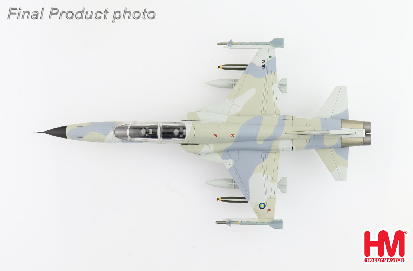 HOBBY MASTER F-5F TIGER II M29-15 ROYAL MALAYSIAN AIR FORCE (TUDM) NO. 12 SKN 1980'S