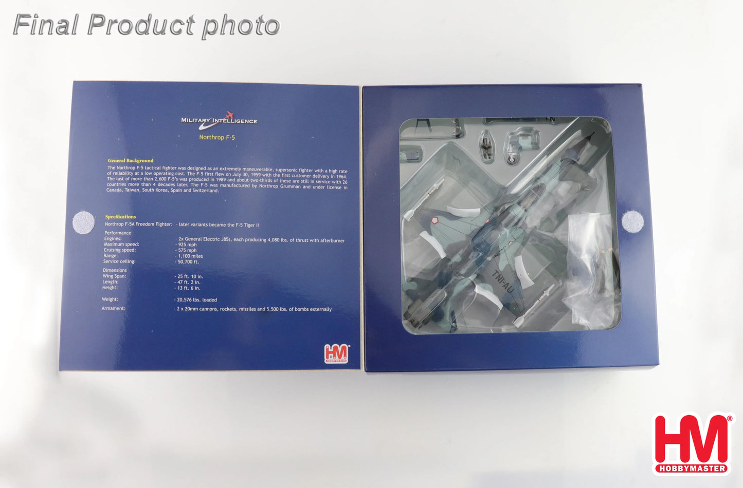 HOBBY MASTER F-5E TIGER II INDONESIAN AIR FORCE TS-0503 1985