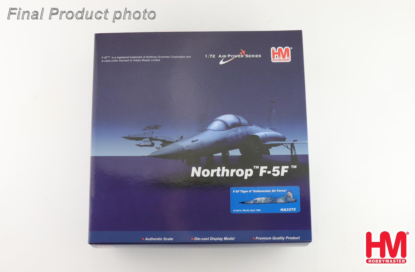 HOBBY MASTER F-5F TIGER II INDONESIAN AIR FORCE TL-0514 TNI-AU APRIL 1980