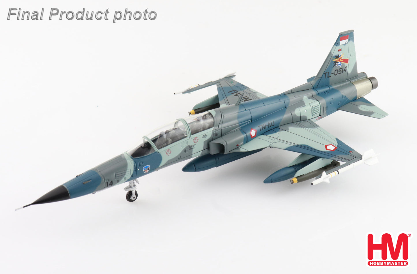 HOBBY MASTER F-5F TIGER II INDONESIAN AIR FORCE TL-0514 TNI-AU APRIL 1980