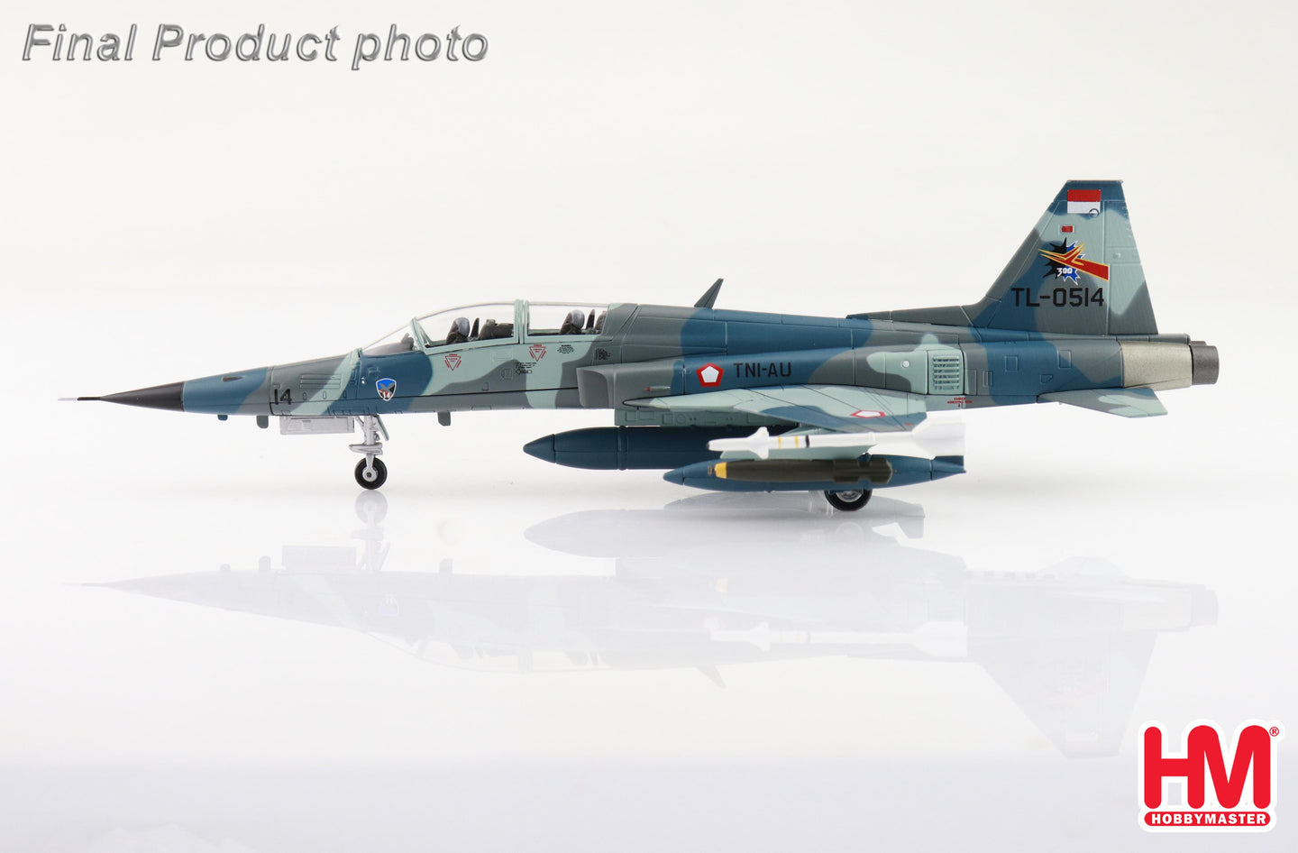 HOBBY MASTER F-5F TIGER II INDONESIAN AIR FORCE TL-0514 TNI-AU APRIL 1980