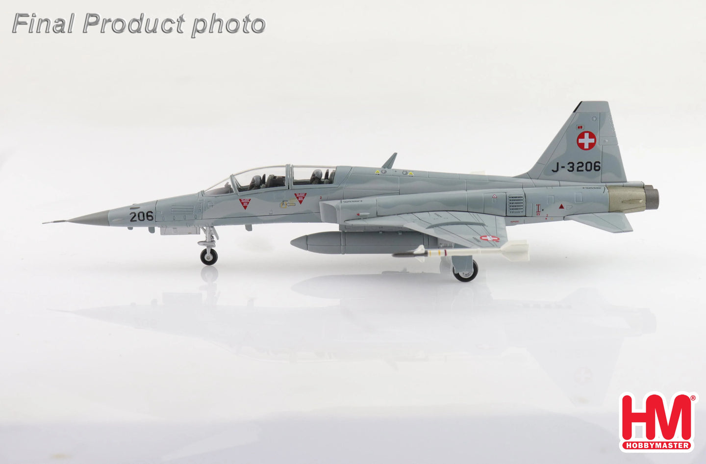 HOBBY MASTER F-5F TIGER IIJ-3206 STAFFEL 6 SWISS AIR FORCE