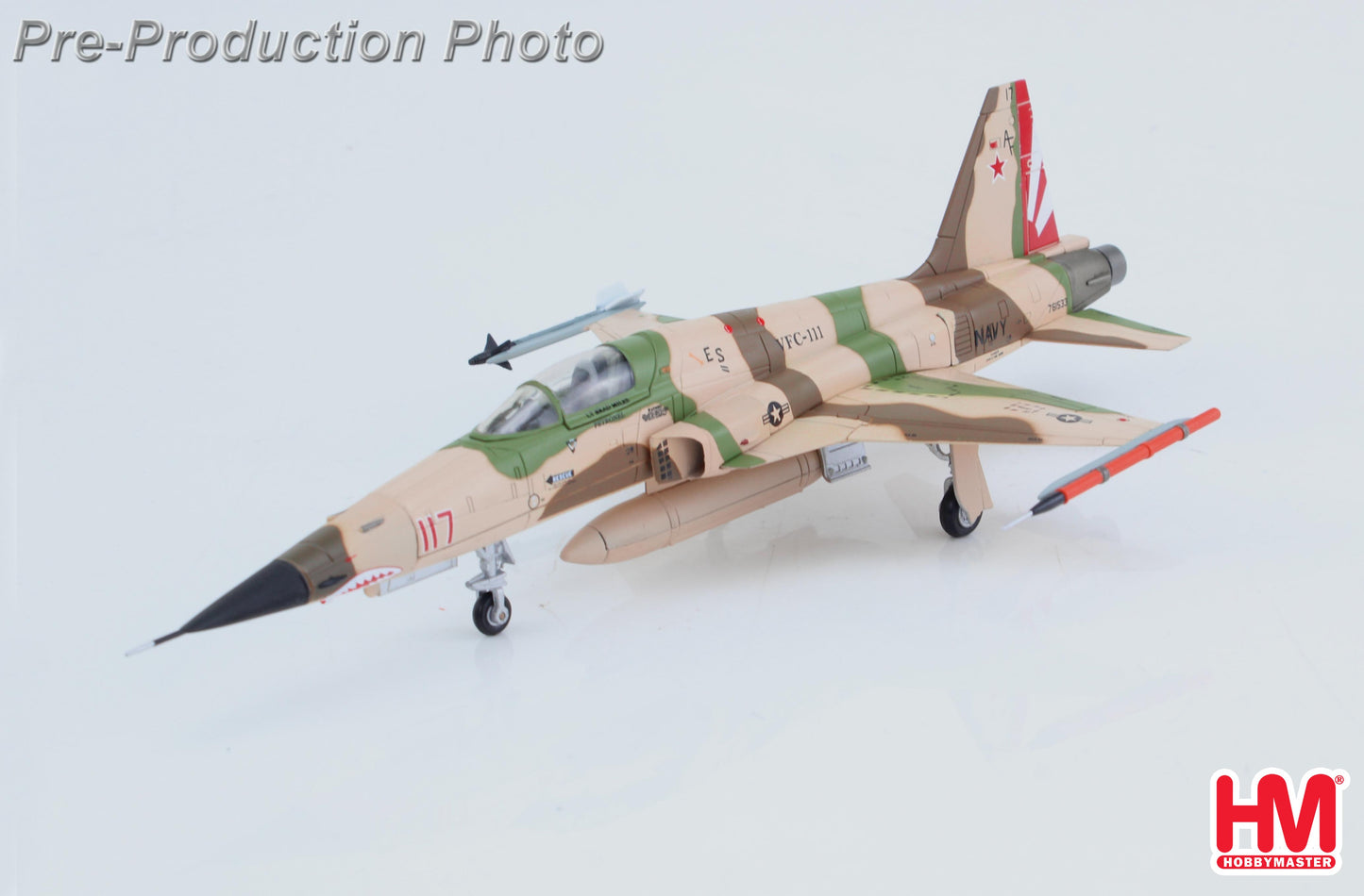 HOBBY MASTER F-5N "AVERSARY FIGHTER" RED 117 761533 VFC-111 2014