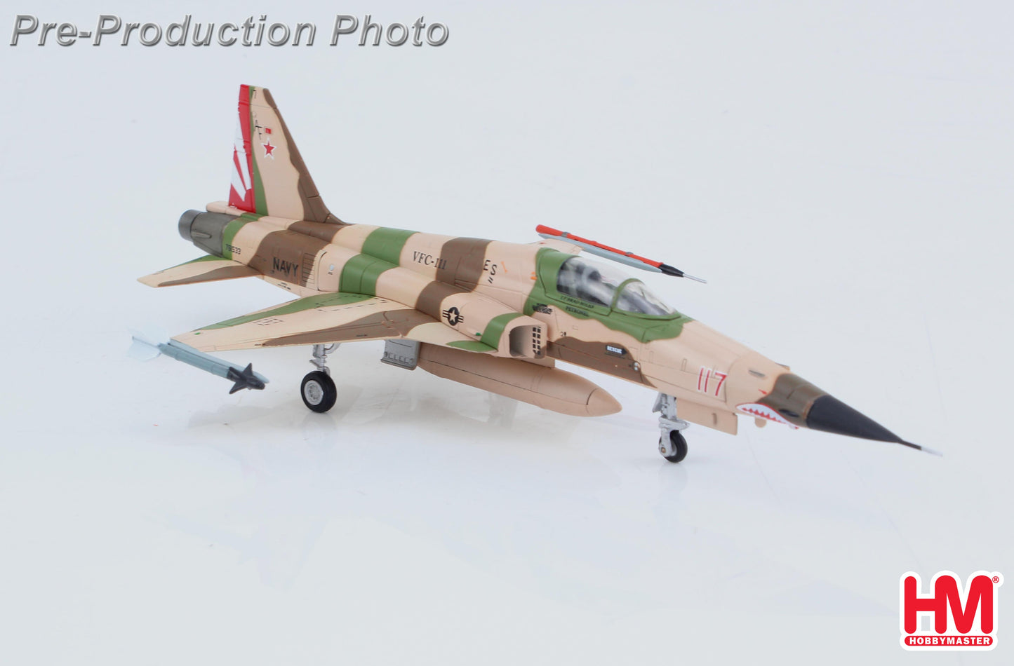 HOBBY MASTER F-5N "AVERSARY FIGHTER" RED 117 761533 VFC-111 2014