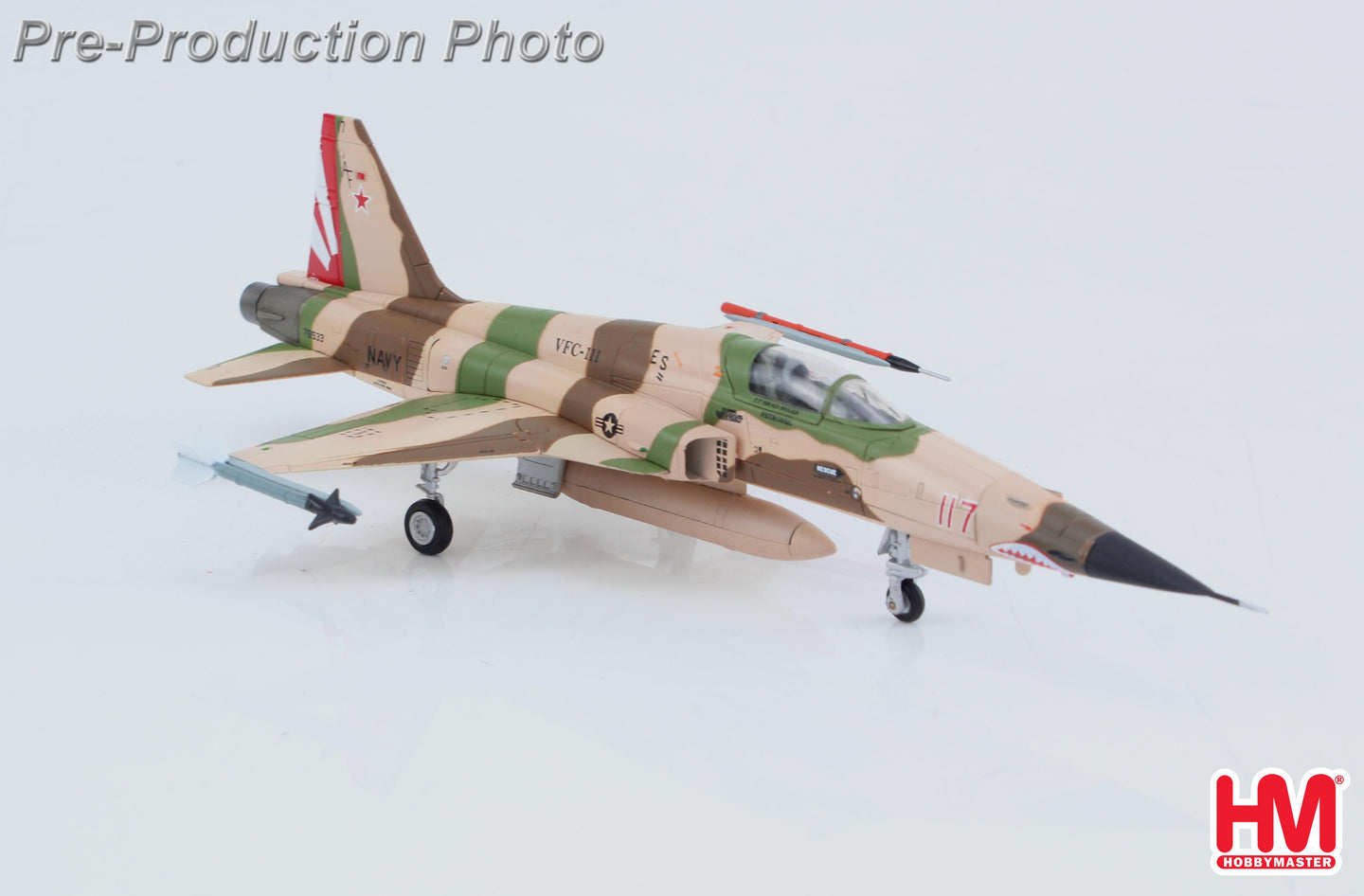 HOBBY MASTER F-5N "AVERSARY FIGHTER" RED 117 761533 VFC-111 2014