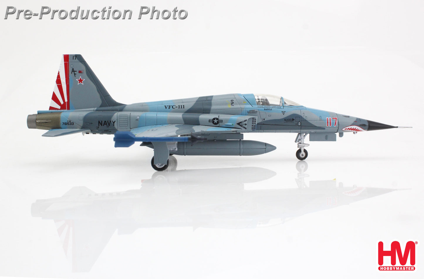 HOBBY MASTER F-5N US NAVY RESERVES "ADVERSARY FIGHTER" RED 117 761533 VFC-111 2017
