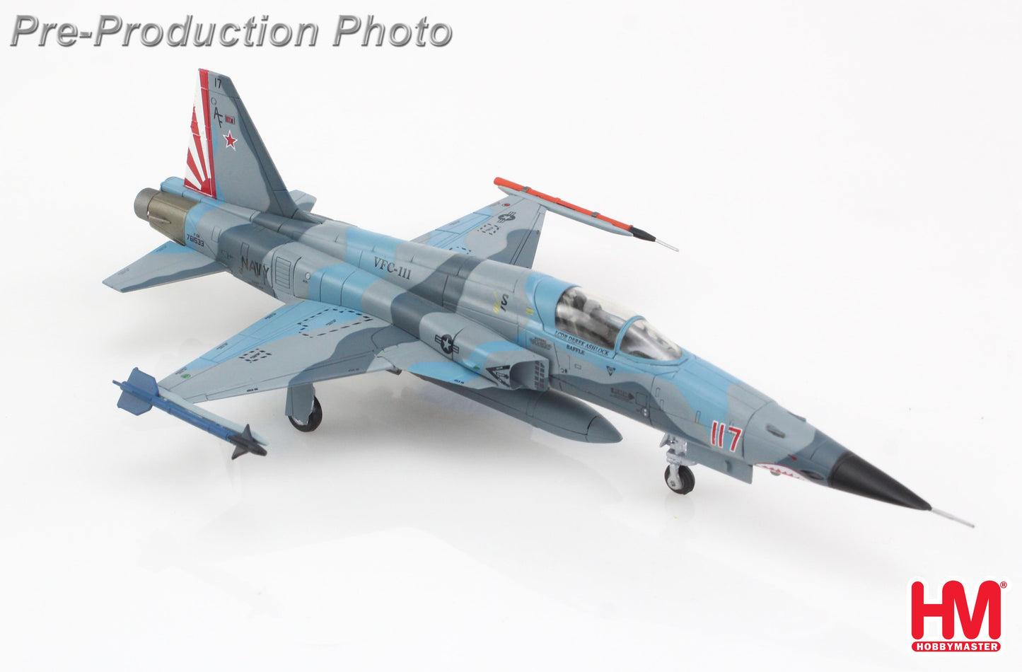 HOBBY MASTER F-5N US NAVY RESERVES "ADVERSARY FIGHTER" RED 117 761533 VFC-111 2017