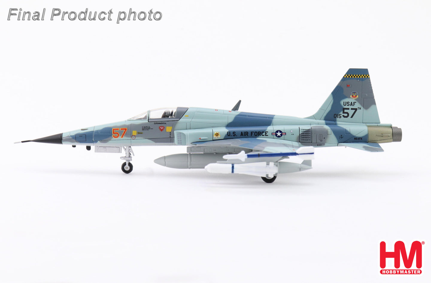 HOBBY MASTER F-5E AGGRESSOR USAF 01557 NELLIS AIR FORCE BASE APRIL 2025