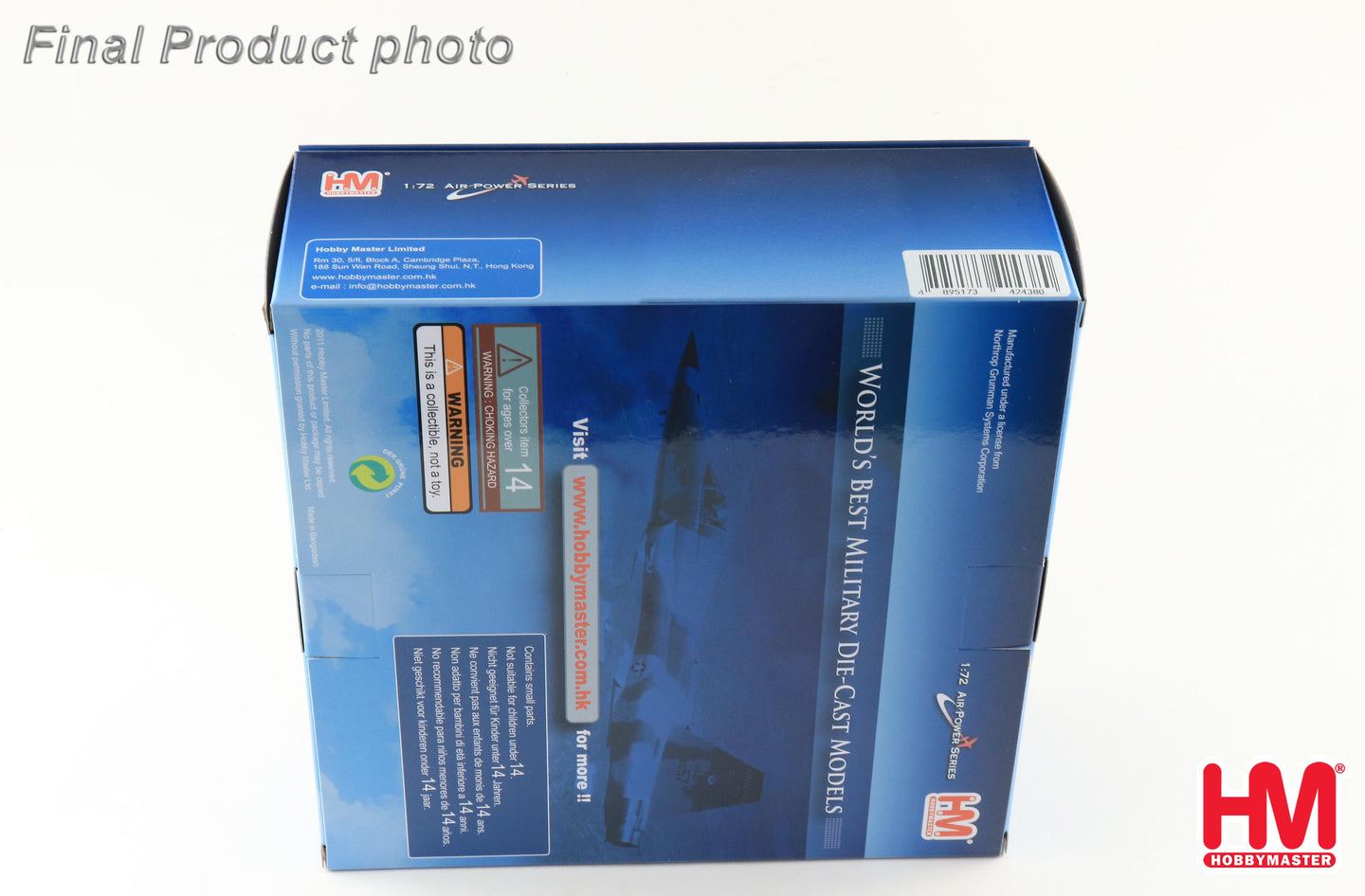 HOBBY MASTER RF-5S TIGER EYE RSAF NO.141 SQN #872 SINGAPORE 2000'S