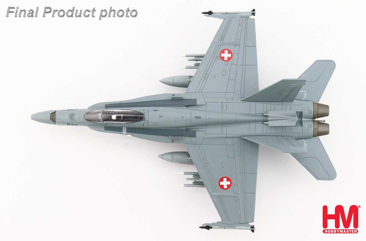HOBBY MASTER F/A-18C HORNET SWISS AIR FORCE J-5026 EMMEN AIR BASE 2004