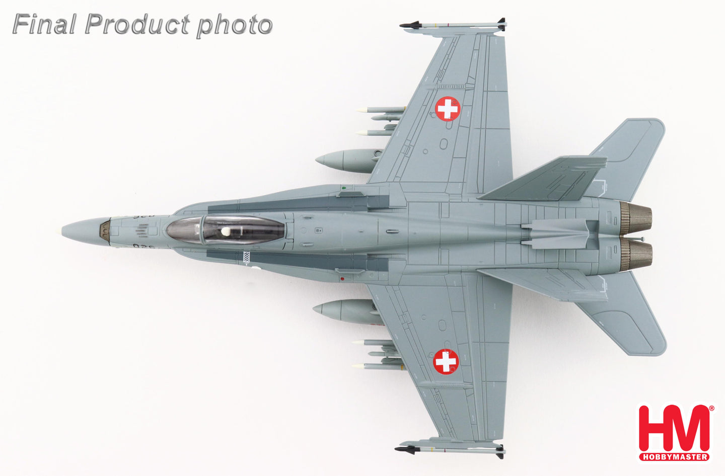 HOBBY MASTER F/A-18C HORNET SWISS AIR FORCE J-5026 EMMEN AIR BASE 2004