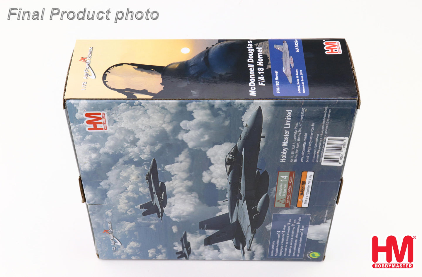 HOBBY MASTER F/A-18C HORNET SWISS AIR FORCE J-5026 EMMEN AIR BASE 2004
