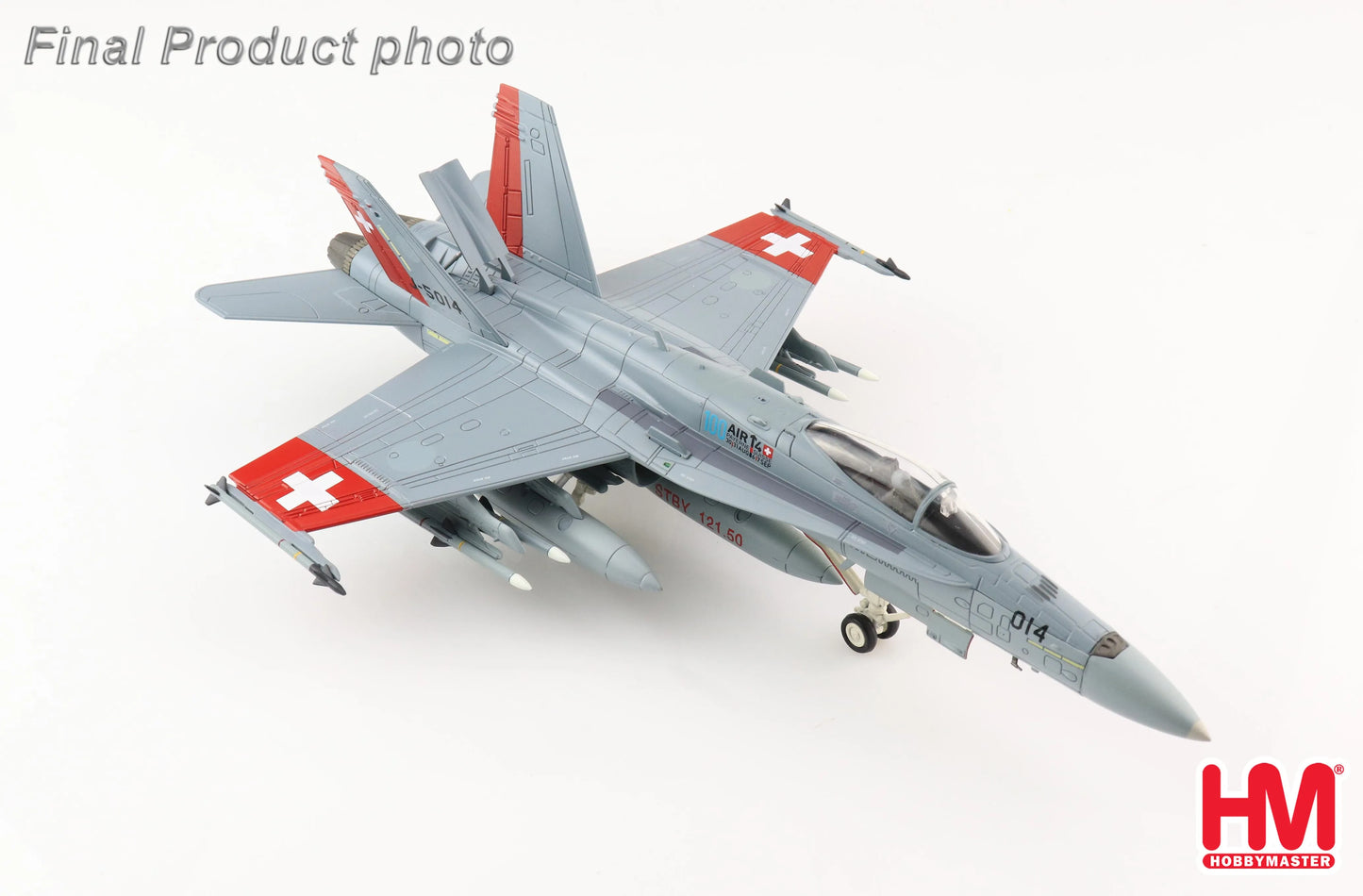 HOBBY MASTER F/A-18C HORNET J-5014, SWISS AIR FORCE, 2014