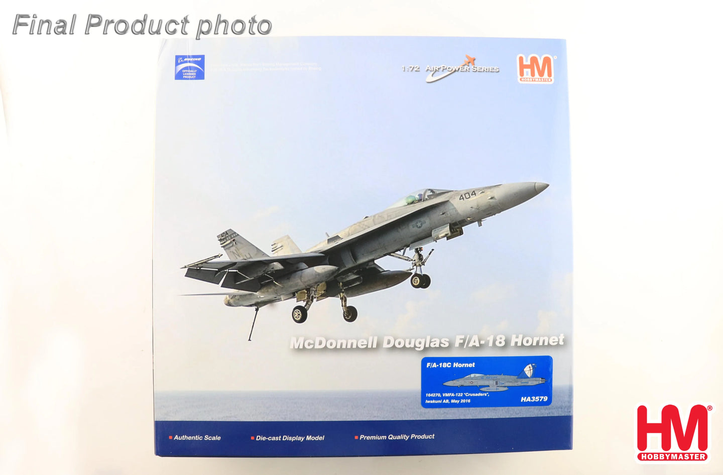 HOBBY MASTER F/A-18C HORNET 164270 VMFA-122 "CRUSADERS" MAY 2016
