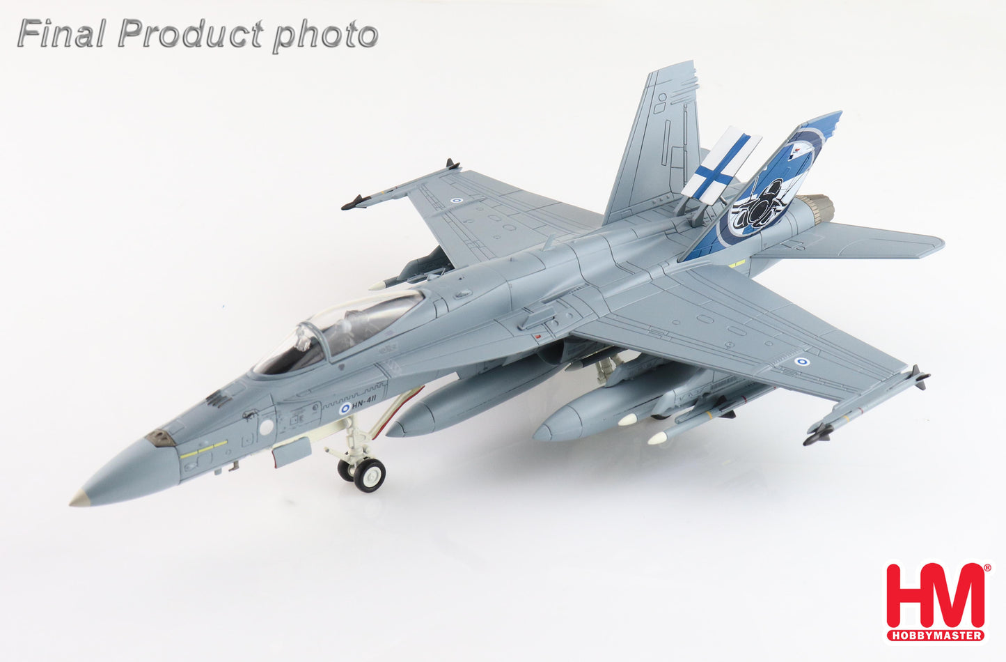 HOBBY MASTER F/A-18C FINNISH AIR FORCE HN-411 "FINNISH AIR FORCE RIAT" 2023 RAF FAIRFORD JULY 2023