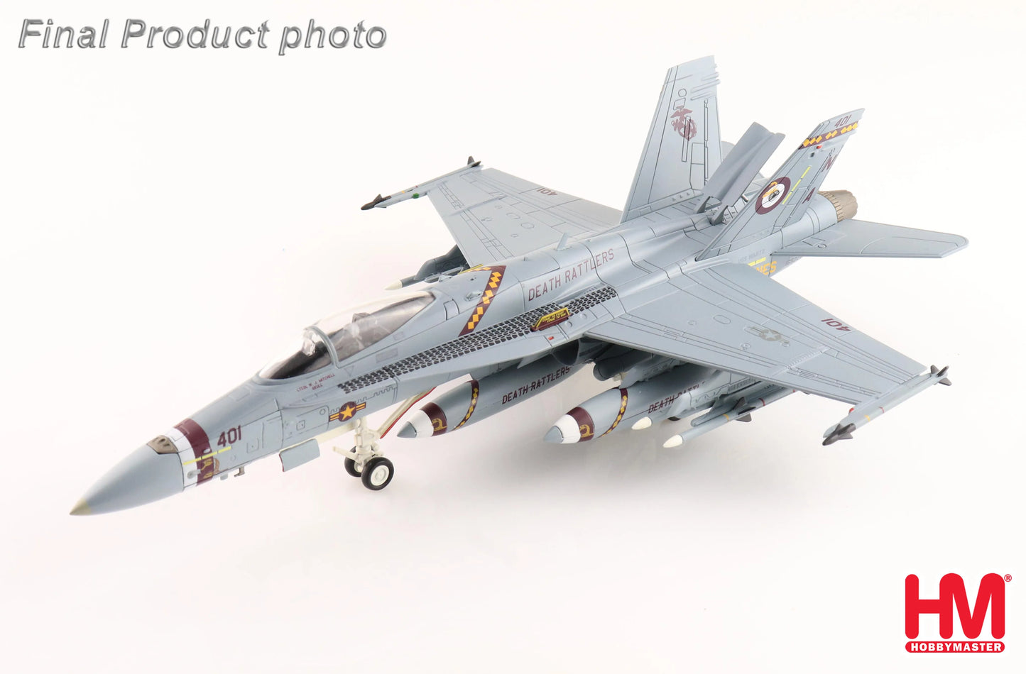 HOBBY MASTER F/A-18C DEATH RATTLERS 165220 VMFA-323 US MARINES 2021