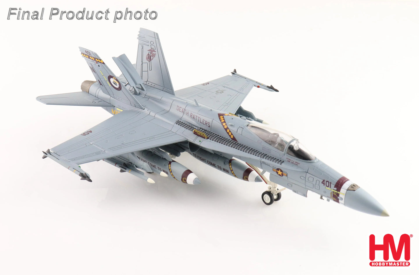 HOBBY MASTER F/A-18C DEATH RATTLERS 165220 VMFA-323 US MARINES 2021