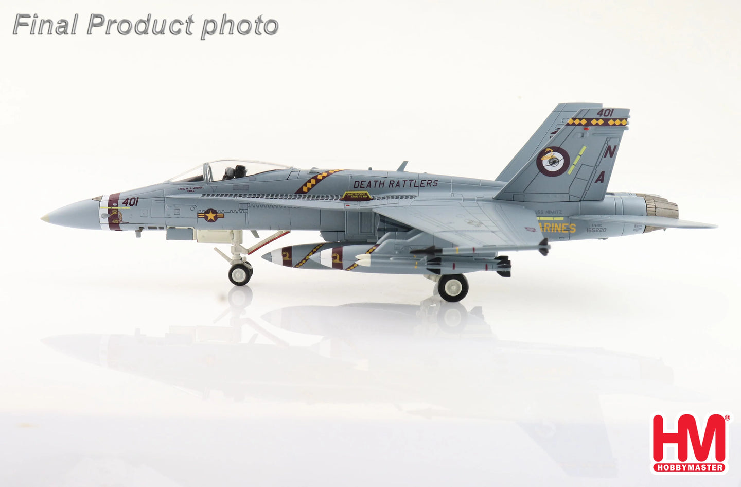 HOBBY MASTER F/A-18C DEATH RATTLERS 165220 VMFA-323 US MARINES 2021