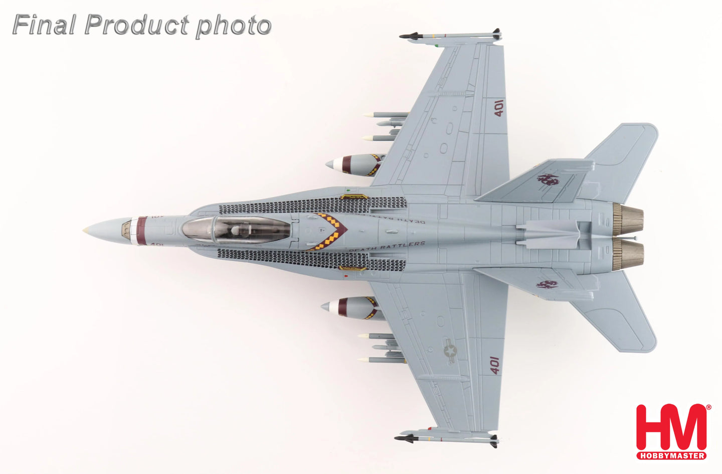HOBBY MASTER F/A-18C DEATH RATTLERS 165220 VMFA-323 US MARINES 2021