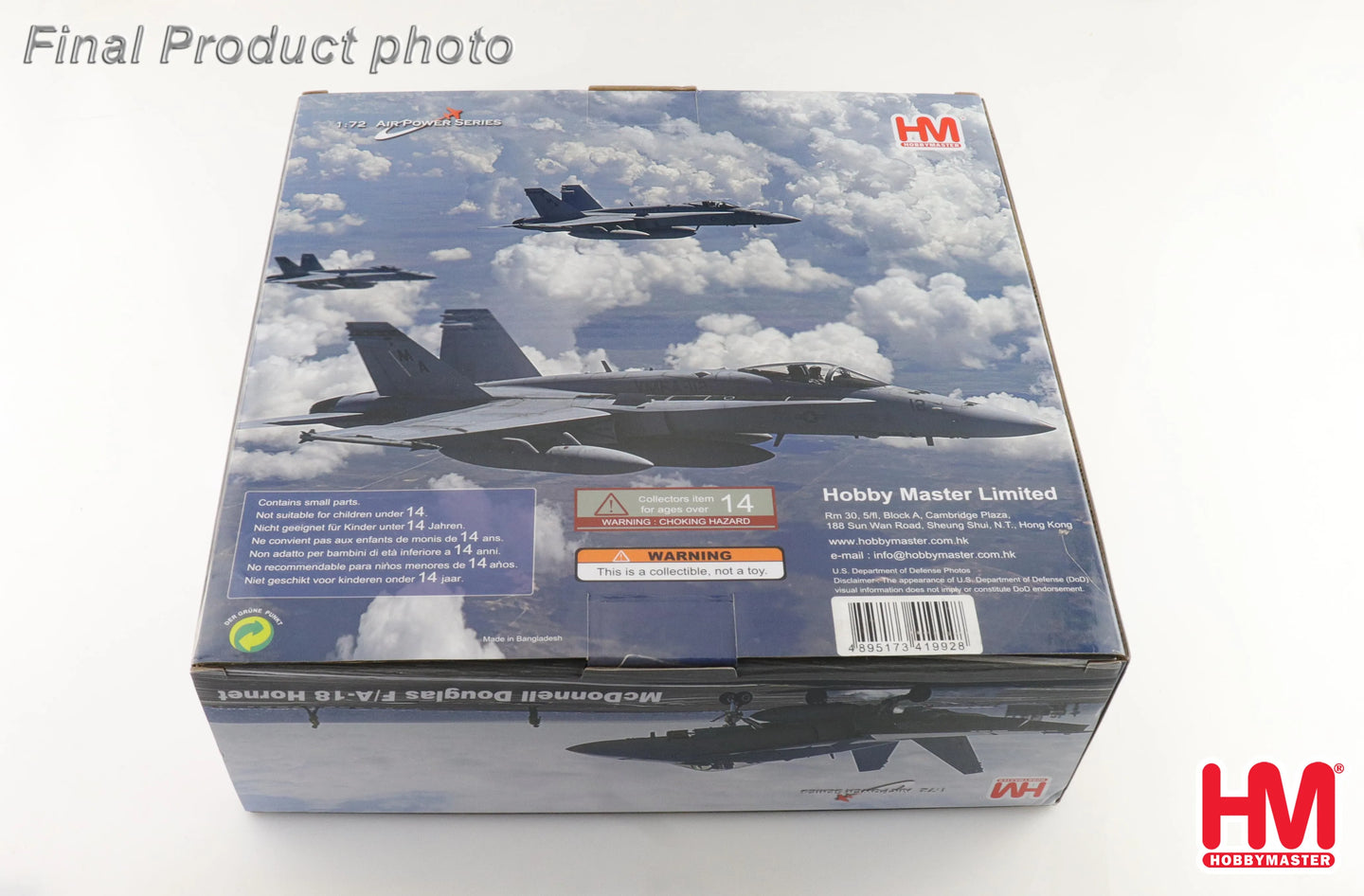 HOBBY MASTER F/A-18B HORNET "ARDU" A21-101 RAAF (WITH 2 X AGM-158)
