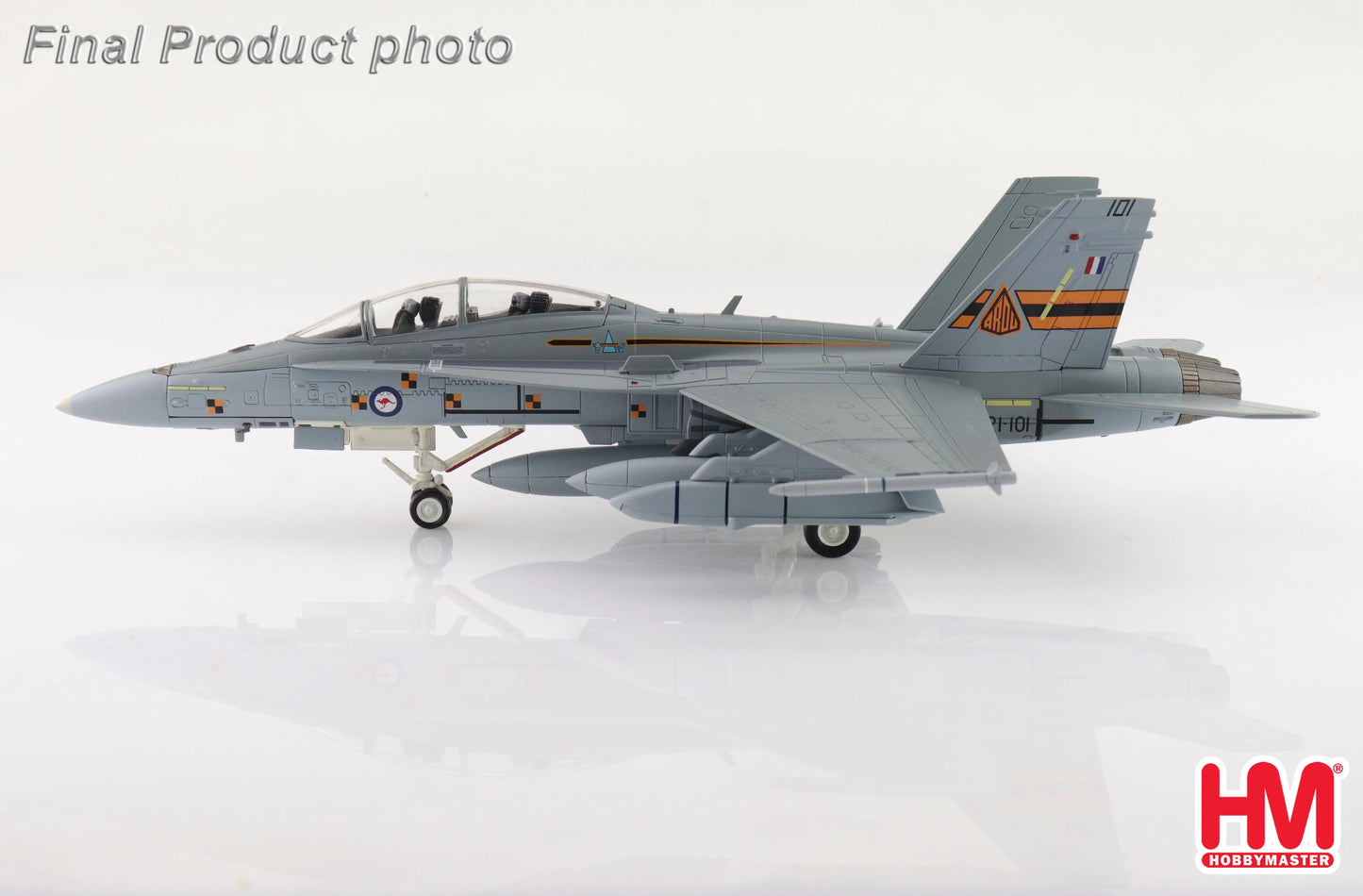 HOBBY MASTER F/A-18B HORNET "ARDU" A21-101 RAAF (WITH 2 X AGM-158)