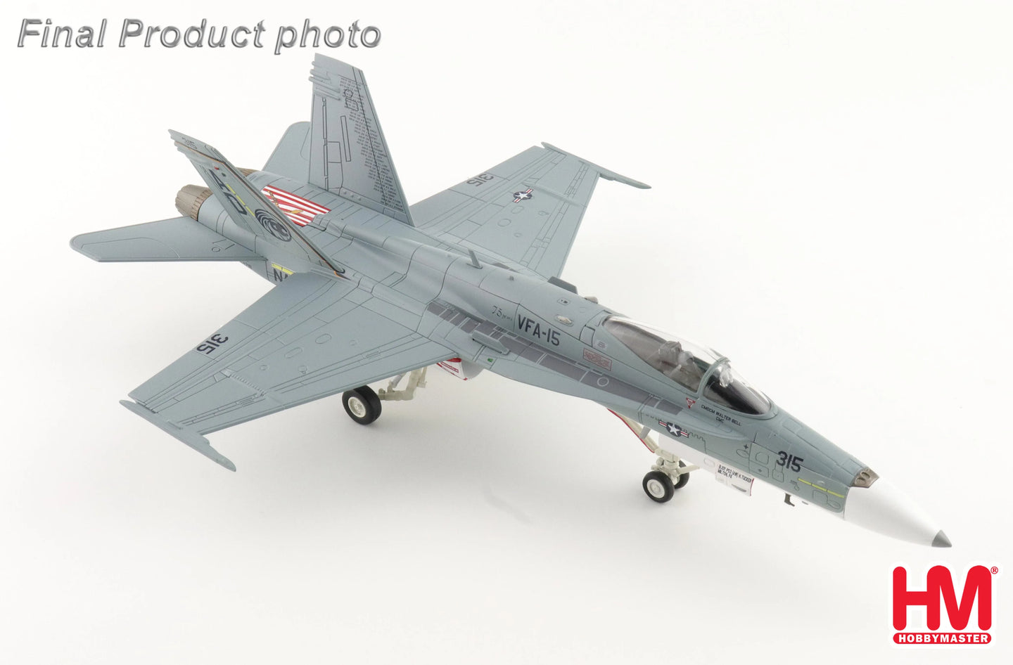 HOBBY MASTER F/A-18C VFA-15 RETRO TAC DEMO JET