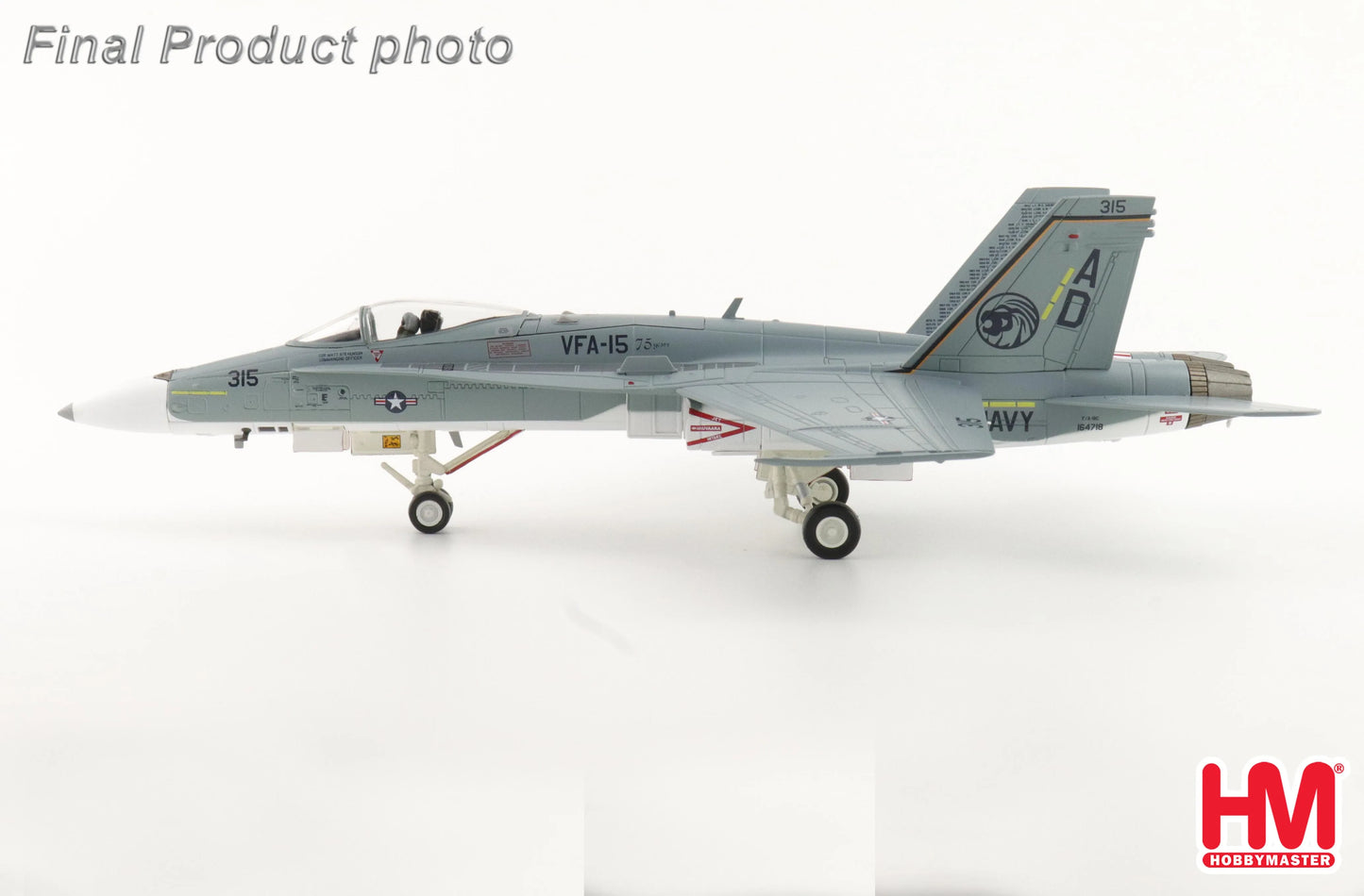 HOBBY MASTER F/A-18C VFA-15 RETRO TAC DEMO JET