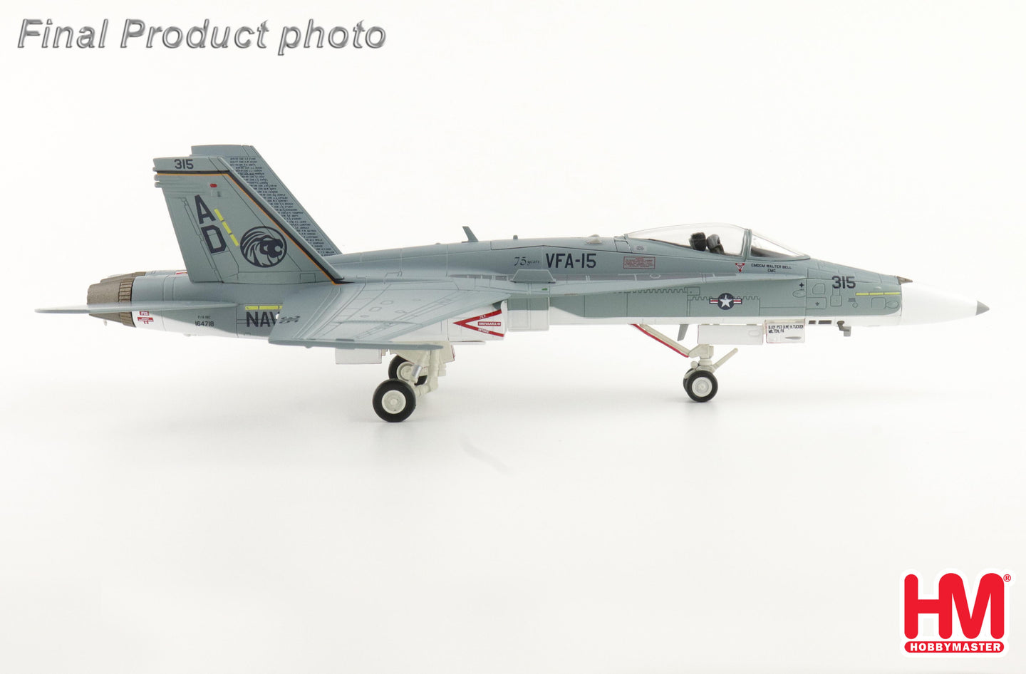 HOBBY MASTER F/A-18C VFA-15 RETRO TAC DEMO JET