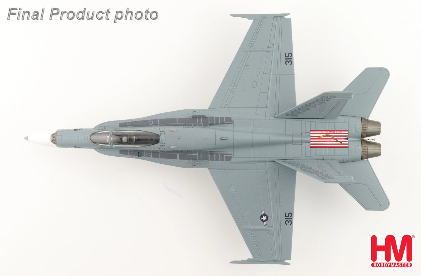 HOBBY MASTER F/A-18C VFA-15 RETRO TAC DEMO JET