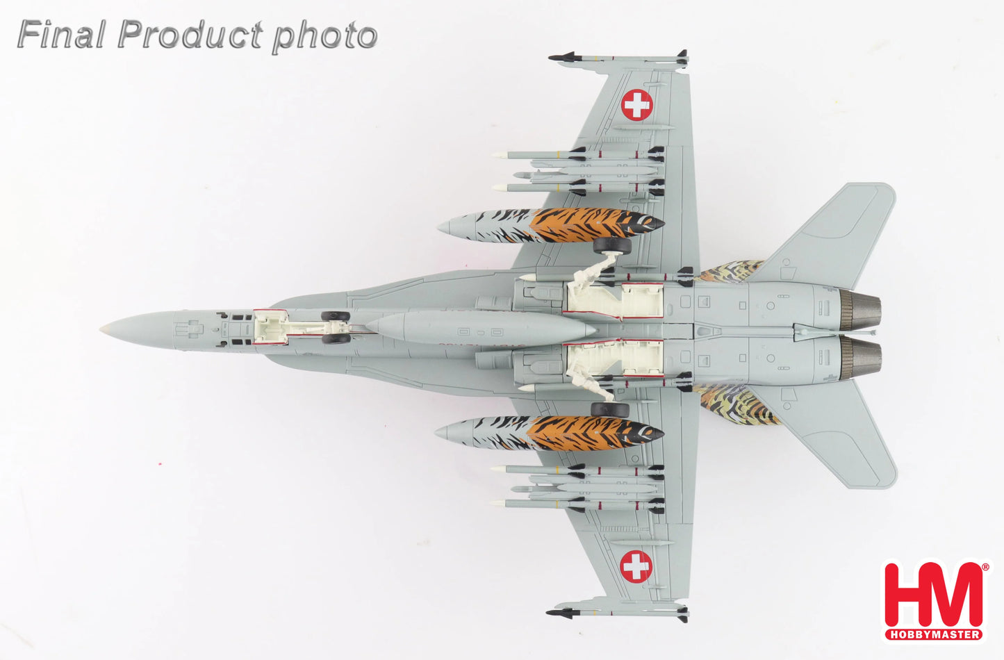 HOBBY MASTER F/A-18C SWISS AIR FORCE "SWISS AF 2003 TIGER MEET DESIGN" J-5011 STAFFEL 11