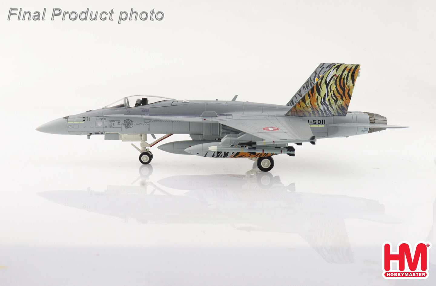 HOBBY MASTER F/A-18C SWISS AIR FORCE "SWISS AF 2003 TIGER MEET DESIGN" J-5011 STAFFEL 11