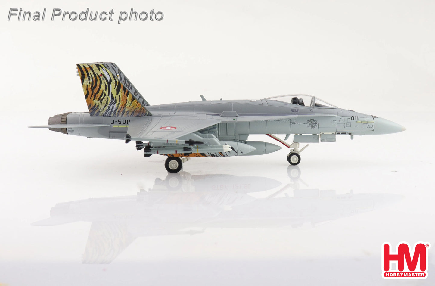 HOBBY MASTER F/A-18C SWISS AIR FORCE "SWISS AF 2003 TIGER MEET DESIGN" J-5011 STAFFEL 11