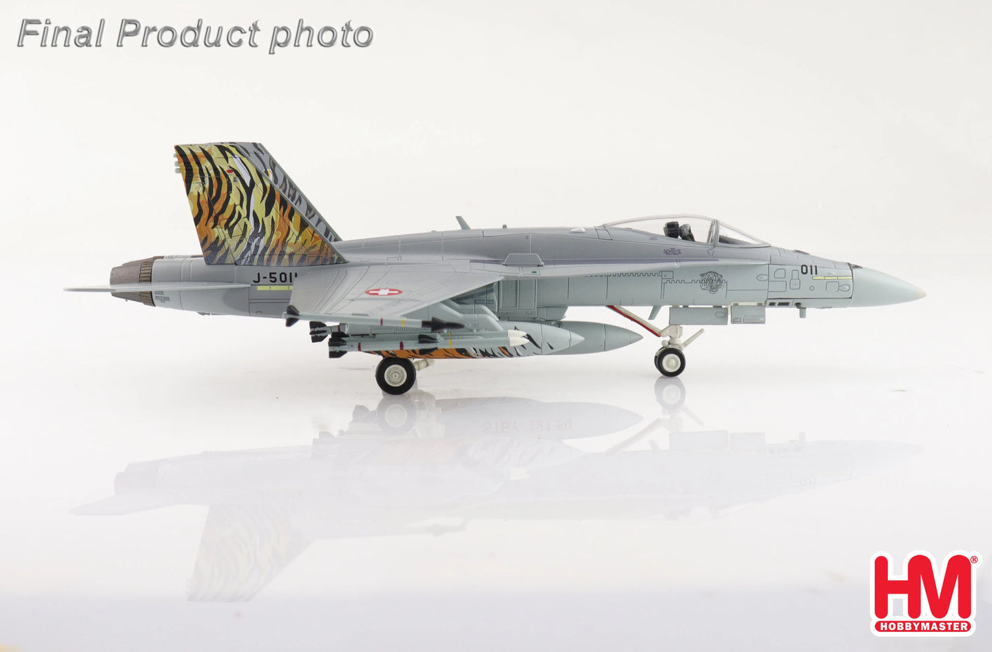 HOBBY MASTER F/A-18C SWISS AIR FORCE "SWISS AF 2003 TIGER MEET DESIGN" J-5011 STAFFEL 11